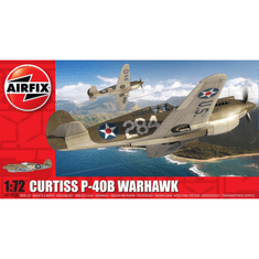 Airfix Curtiss P-40B Warhawk repülőgép műanyag modell (1:72)