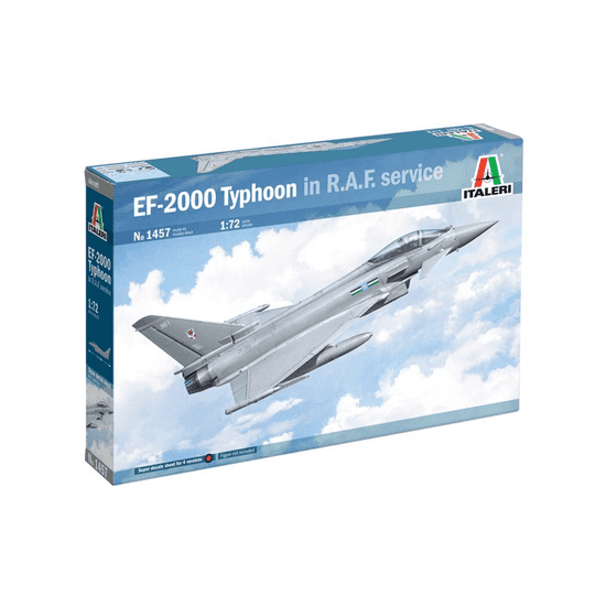 Italeri EF-2000 Typhoon In R.A.F. Service vadászrepülőgép műanyag modell (1:72) (1457)