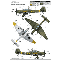 Trumpeter Junkers Ju-87D-5 Stuka repülőgép műanyag makett (1:24) (02424)