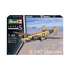REVELL B-24D Liberator repülőgép műanyag modell (1:48) (03831)
