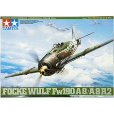 Tamiya Focke-Wulf Fw190 A-8/A-8 R2 repülőgép műanyag modell (1:48) (MT-61095)