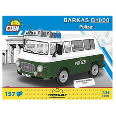 Cobi Barkas B1000 Rendőrségi busz műanyag modell (1:35) (24596)