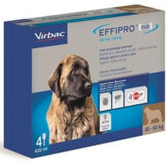 Virbac Effipro DUO Dog XL (40-60kg) 402/120 mg, 4x4.02ml