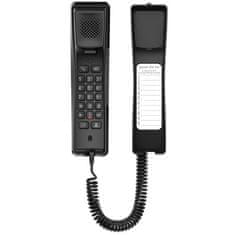 Fanvil H2U hotel SIP telefon, kijelző nélküli, gyorshívó, fekete színű