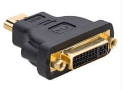 Akyga adapter DVI-F/HDMI-M/Duplex/fekete