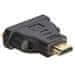 Akyga adapter DVI-F/HDMI-M/Duplex/fekete