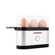 Gastroback Design Mini 3 tojás 350 W Fekete, Rozsdamentes acél (42800)