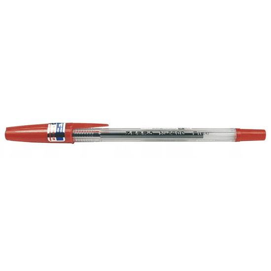 Zebra N-5200 Kupakos golyóstoll - 0.24mm / Piros