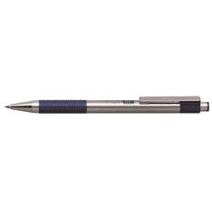 Zebra F301 Nyomógombos golyóstoll - 0,24 mm/Kék (EF301BL)