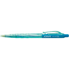 FLEXOFFICE Jonat nyomógombos golyóstoll - 0.25mm / Kék (12 db) (FO-017BLUE12)
