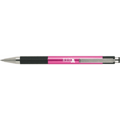 Zebra F310A Nyomógombos rózsaszín golyóstoll - 0,24 mm/Kék (26347)