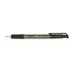 FLEXOFFICE EasyGrip Nyomógombos Golyóstoll - 0.4 mm / Fekete (12 db) (OW-8478/OW-7354)