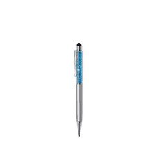 ART CRYSTELLA Nyomógombos golyóstoll auqakék érintővel - 0.7mm / Kék (1805XGT237)
