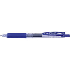 Zebra Zseléstoll Sarasa Clip nyomógombos golyóstoll - 0.33mm / Kék (14312)