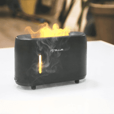 Tellur Flame LED Aroma diffúzor - Fekete