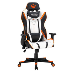 Meetion MT-CHR15 Gamer szék - Fehér/Fekete/Narancssárga (MT-CHR15 BWO)