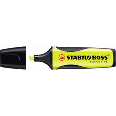 Stabilo Boss Executive szövegkiemelő 1 dB Ecset-/finomhegyű Sárga (73/14)