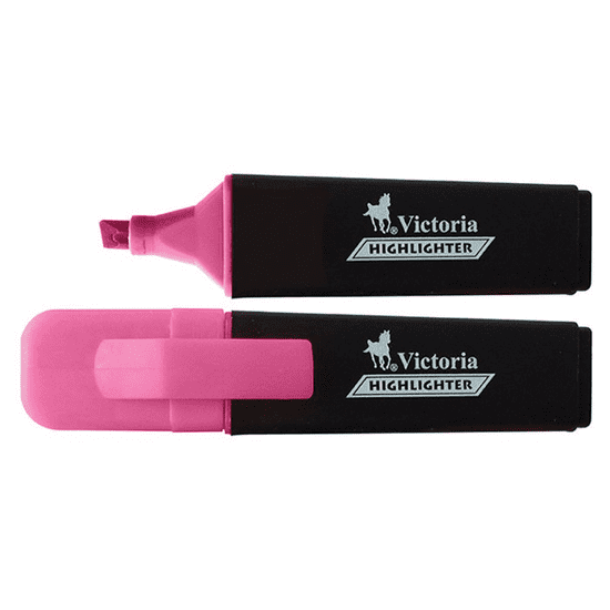 Victoria Color 100 1-5mm Szövegkiemelő - Rózsaszín (HY182300)