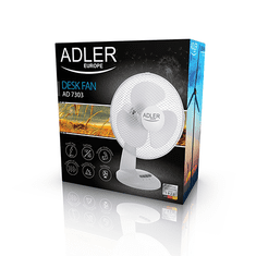 Adler AD 7303 Asztali ventilátor - Fehér (AD7303)