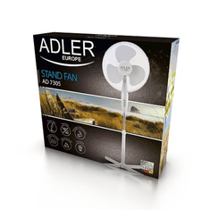 Adler AD 7305 Álló ventilátor - Fehér (AD 7305)