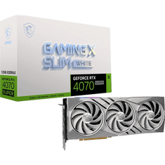 MSI GeForce RTX 4070 SUPER 12GB GAMING X SLIM WHITE videokártya (RTX 4070 SUPER 12G GAMING X SLIM WHITE)