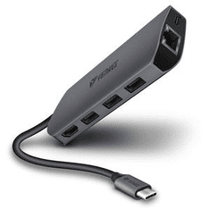 Yenkee 8in1 USB-C HUB fekete (YTC 081) (YTC 081)