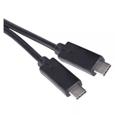 EMOS SM7022BL USB-C - USB-C töltő- és adatkábel 1m fekete (SM7022BL)