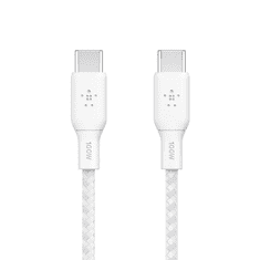 Belkin BOOST CHARGE USB-C - USB-C kábel 100W, 3m fehér (CAB014bt3MWH) (CAB014bt3MWH)