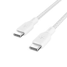 Belkin BOOST CHARGE USB-C - USB-C kábel 100W, 2m fehér (CAB014bt2MWH) (CAB014bt2MWH)