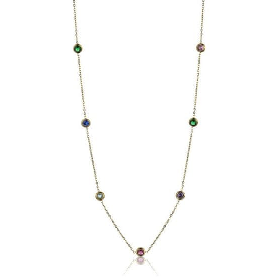 Emily Westwood Aranyozott nyaklánc színes kristályokkal Phoebe EWN23095G