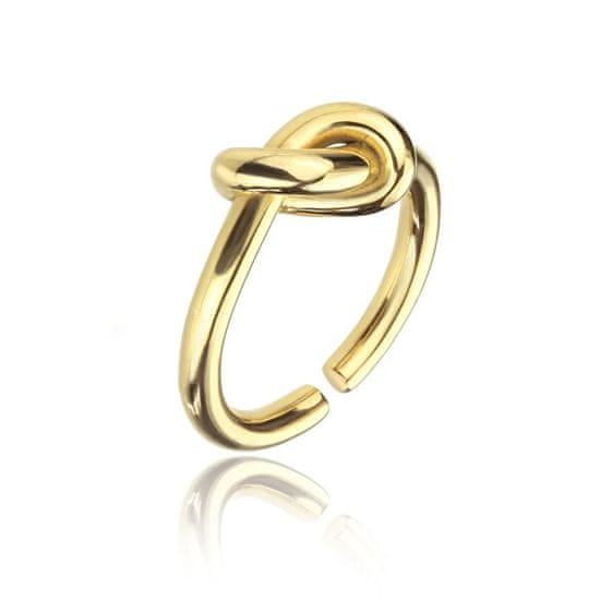 Marc Malone Aranyozott gyűrű csomóval Rylee Gold Ring MCR23003G