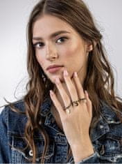 Emily Westwood Aranyozott gyöngyös gyűrű Amy Violet EWR23032G