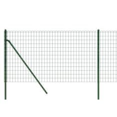 Vidaxl zöld horganyzott acél drótkerítés 1,1 x 25 m 154058