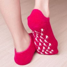 Netscroll Hidratáló szilikon zoknik, száraz és repedezett talpak ápolására szolgáló zoknik, gélbetétes és vitaminos zoknik, ideális megoldás repedezett és fáradt lábak számára, SpaSocks