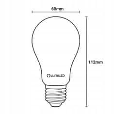 LUMILED Smart LED izzó E27 A60 9W = 60W 900lm RGB CCT + FEHÉR WIFI TUYA SMART
