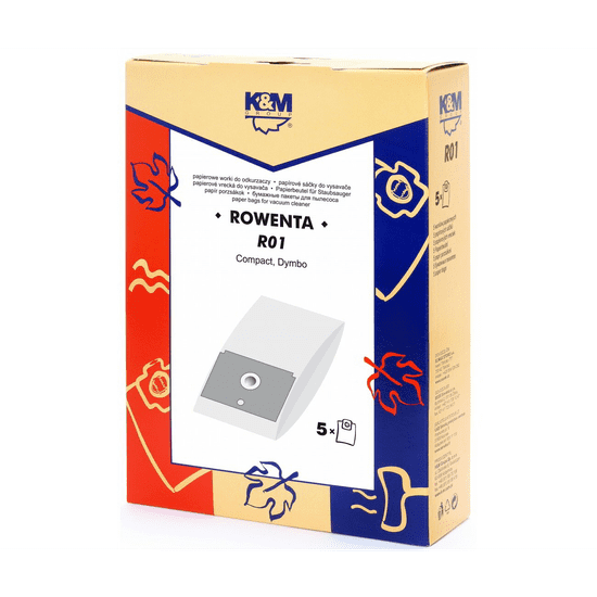 KM R-01 Rowenta porzsák (5 db / csomag) (R-01)