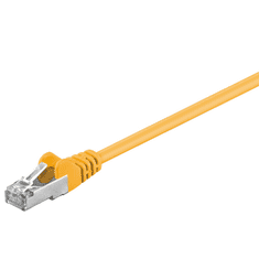 F/UTP CAT5e Patch kábel 1.5m - Sárga (95534)