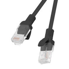 Lanberg UTP CAT6 Patch kábel 3m 10db - Fekete (PCU6-20CC-0300-BK)