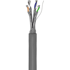 Goobay S/FTP CAT6 Installációs kábel 100m - Szürke (93956)