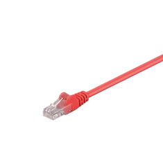 Goobay U/UTP CAT5e Patch kábel 1m - Piros (68344)