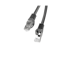 Lanberg FTP CAT6 Patch kábel 10m Fekete (PCF6-10CC-1000-BK)