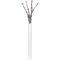Goobay S/FTP CAT6 Installációs kábel 100m - Fehér (94222)