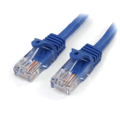 Startech StarTech.com 45PAT3MBL hálózati kábel Kék 3 M Cat5e U/UTP (UTP) (45PAT3MBL)