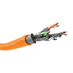 Goobay S/FTP CAT7a Installációs kábel 500m - Narancssárga (91890)
