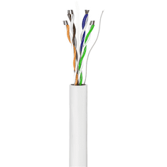 Goobay U/UTP CAT6 Installációs kábel 305m - Fehér (94220)