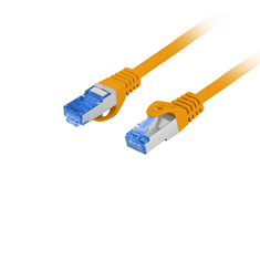 Lanberg S/FTP CAT6a Patch kábel 5m Narancssárga (PCF6A-10CC-0500-O)