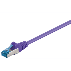 Goobay S/FTP CAT6a Patch kábel 10m - Ibolya (93708)