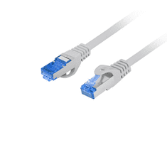 Lanberg S/FTP CAT6a Patch kábel 1m Szürke (PCF6A-10CC-0100-S)