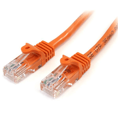 Startech StarTech.com 45PAT3MOR hálózati kábel Narancssárga 3 M Cat5e U/UTP (UTP) (45PAT3MOR)