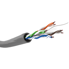 Goobay U/UTP CAT6 Installációs kábel 100m - Szürke (68466)